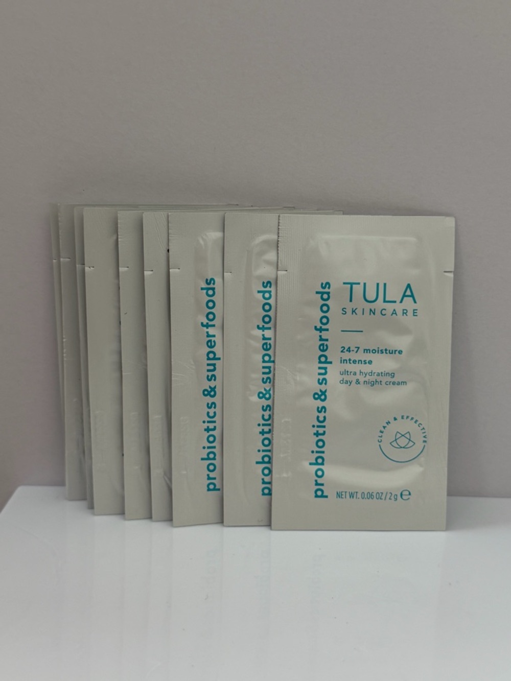 9 x TULA Skincare 24-7 Moisture Intense Ultra Hydrating Day & Night Cream 0.06oz